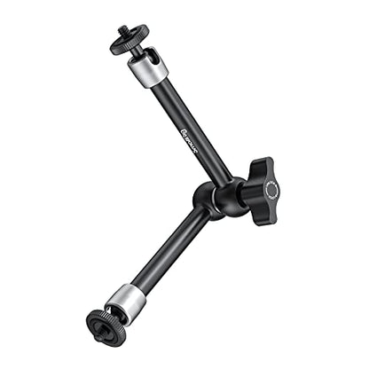 SmallRig 9.8 inch Adjustable Articulating Magic Arm with Both 1/4" Thread Screw for LCD Monitor/LED Lights - 2066B - style: 1-Pack