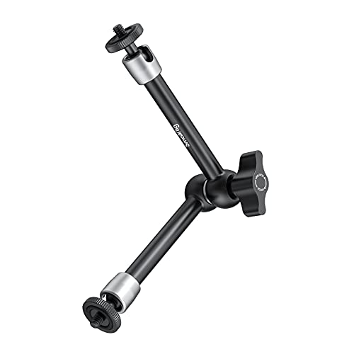 SmallRig 9.8 inch Adjustable Articulating Magic Arm with Both 1/4" Thread Screw for LCD Monitor/LED Lights - 2066B - style: 1-Pack
