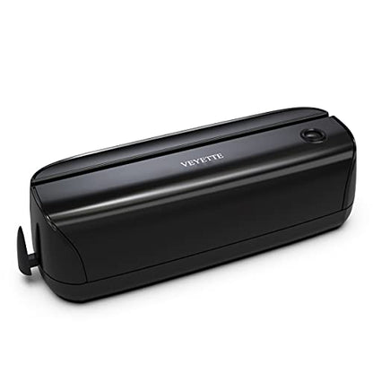Electric 3 Hole Paper Punch, VEYETTE Paper Puncher with Adapter for Office School Studio, 20 Sheet Capacity, AC or Battery Black - color: Black