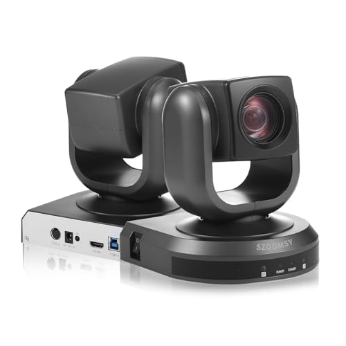 PTZ Camera with 20X Optical Zoom Full HD 1080P60fps HDMI Camera for Conference Rooms, Church Events, Streaming & Video Calls | Compatible with Zoom, Skype, OBS | Easy Setup - style: 20X 1080P HDMI/USB3.0