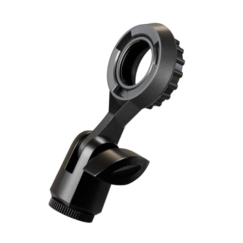 Metal Microphone Clip Microphone Shock Mount Bracket Holder Simple Stand Accessories Use Flexible Angled Desktop Condenser Mic Stand - color: With conversion A