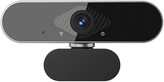 Webcam with Microphone Camera pc cam, 1080p HD Mini Facecam Video Conferencing, 360° Adjustable USB Web Cam Plug&Play for Conference Live Streaming Recording