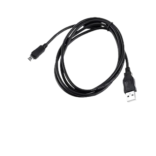 Cuifati High Speed 12 Pin USB Data Cable for Digital Camera, Transfer & Charge Function, 1.5m Length, Anti Interference Shielding