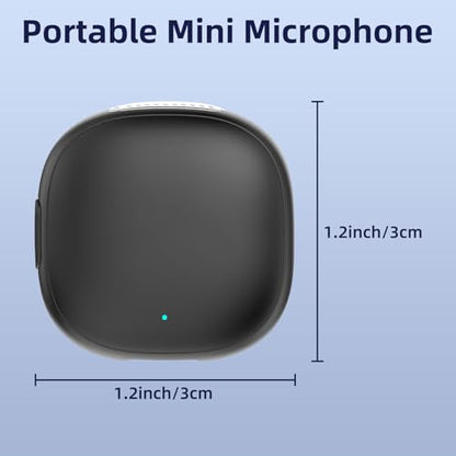 NPTCL Mini Wireless Microphone USB C for iPhone 17 16 15 iPad Android Phone | AI Noise Cancelling Clip on Lavalier Mic, 35H Charging Case, 328Ft Transmission for Video Recording Vlogging Podcasting
