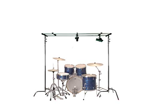 Glide Gear OH 150 Overhead Rig – For Camera, Lights – 4–12ft Modular Platform, Tripod/C-Stand Mounted, 20 lb Capacity - size: OH 150: 4/8/12 feet Modular Configuration