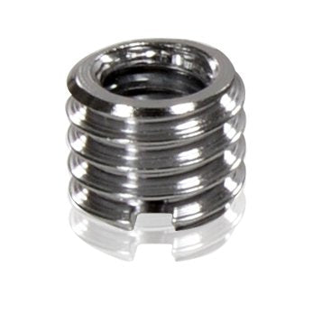 Foto&Tech Metal 1/4 inch to 3/8 inch Tripod Thread Adapter, Easy Mount Convert Screw Adapter for Tripod Monopod Ballhead, Reducer Bushing for Camera Video Equipment DSLR SLR Mic Boom Stand (10 Piece) - size: 10 Pieces