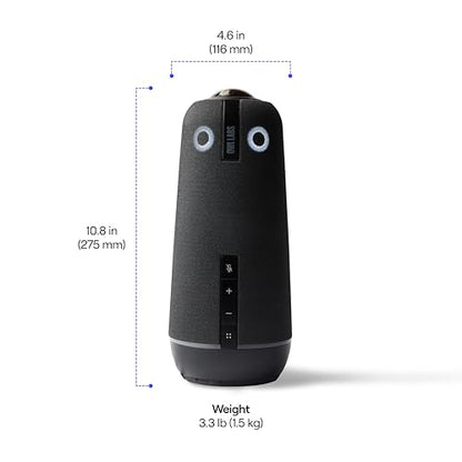 Owl Labs Meeting 4+ Premium Pack - 360 Degree, 4K Smart Video Conference Camera, Microphone, and Speaker (Includes Accessories and Warranty)