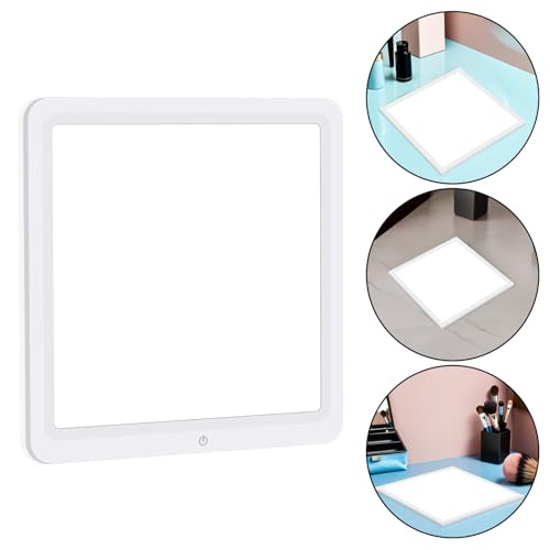 TEHAUX LED Photography Light Panel Portable 30cm White Light for Photo and Video Shooting Studio Lamp for Indoor Streaming and Videography