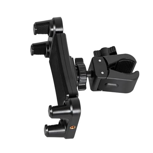 Universal Clamp-On Tablet & Phone Mount Holder for Surveying Pole Tripod