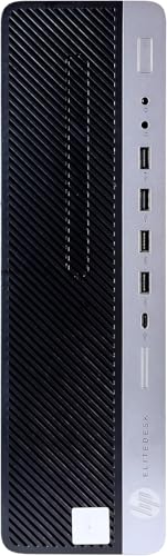 HP EliteDesk 600G4 Desktop Computer, Windows 11 Pro PC, Intel i5-8500 (3.2GHz), 16GB RAM, 500GB SSD, 5G-WiFi & BT, 22in Monitor, RGB Speakers, Webcam, Home Office (Renewed)
