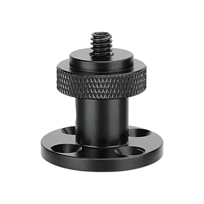 CAMVATE 1/4"-20 Male Thread Screw Support with Wall/Table Mount Round-Shape