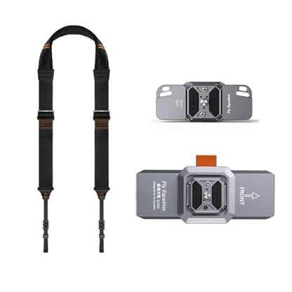 Camera Quick Release Plate Kit, Anti-Loose, Compatible with Arca Swiss Plate, for Manfrotto 501 Camera Tripod Head Adapter and Camera Shoulder Strap