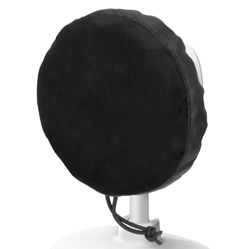 Homakover Indoor Security Camera Cover, Drawstring Cover Compatible for Blink Mini 2/TP-Link Tapo C100/Roku WDR & WiFi 6/Wyze Cam OG/Google 2025 Model, Black (2)