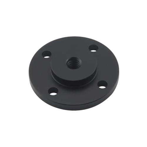 JianLing 2PCS Hot Shoe Mount Nut Adapter 1/4 Camera Mounting Base with Screws B16-D40 40mm Surveillance Stabilization Flash Accessory for Tripod Monopod Equipment