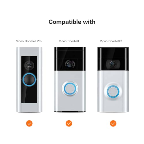 Video Doorbell Screws,Video Doorbell Replacement Screws- Fits All Video Doorbell Models (4Set /20pcs) (Black)