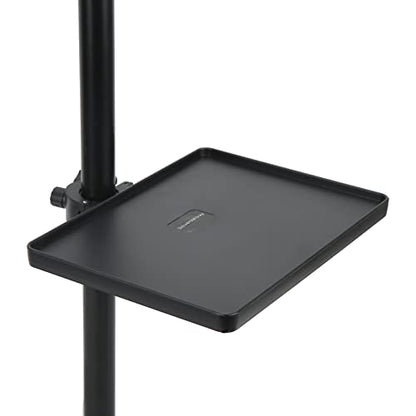 ABS Sound Card Tray, Multifunctional Live Broadcast Holder, Adjustable Microphone Stand Tray Accessory for Stage Studio Control Room