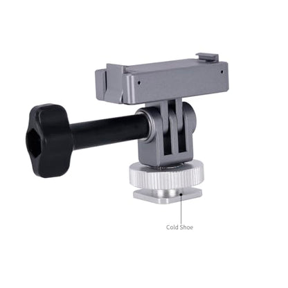 NICEYRIG Magnetic Latch Mount for DJI Action 5 Pro / 4/3, with Removable Cold Shoe & Tripod Mount Holder Compatible with Tripod, Selfie, DSLR Camera, Vlogging - 587 - color: Upgraded quick mount