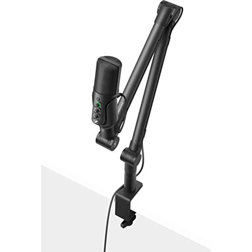 Sennheiser Profile USB Condenser Mic Streaming Set with Boom Arm Plus Kellards Pop Filter and 5-Pack Cleaning Wipes Bundle