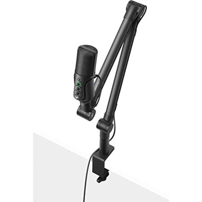 Sennheiser Profile USB Condenser Mic Streaming Set with Boom Arm Plus Kellards Pop Filter and 5-Pack Cleaning Wipes Bundle