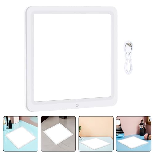 NUOBESTY LED Panel Lamp Photography Light 30cm Touch-Controlled LED Video Light for Indoor Filming Streaming Portable Camera Lighting Continuous Output