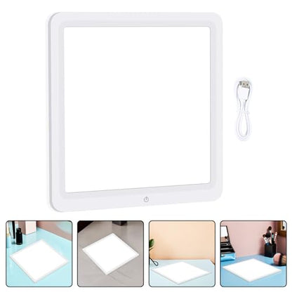 NUOBESTY LED Panel Lamp Photography Light 30cm Touch-Controlled LED Video Light for Indoor Filming Streaming Portable Camera Lighting Continuous Output