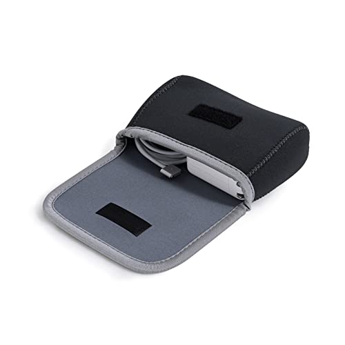 LENTION Medium Tech Pouch Storage Bag Cases for Accessories Laptop MacBook Power Adapter, Wireless Mouse, iPhone Chargers, Cellphone, Power Bank, Cord, Travel Cable Electronic Organizer - Dark Gray - color: Dark grey