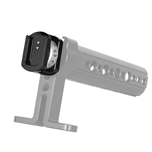 NICEYRIG Cold Shoe Adapter for 1/4’’-20 Thread, Thumbscrew Easy Mounting Cold Shoe Base for Microphone Flash LED Video Light - 499 - style: 1/4'' mount