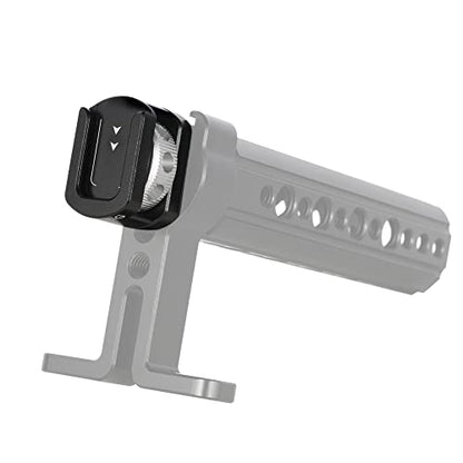 NICEYRIG Cold Shoe Adapter for 1/4’’-20 Thread, Thumbscrew Easy Mounting Cold Shoe Base for Microphone Flash LED Video Light - 499 - style: 1/4'' mount