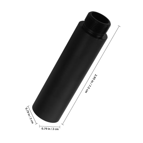 Homoyoyo Microphone Extension Rod 5/8" to 3/8" Adapter Kit for Mic Arm Stand, Boom Arm Extension Tube for Desk Microphone Stands, Live Streaming and Podcasting Accessories