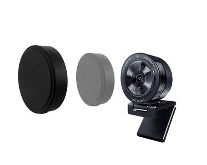 Protective Cover Compatible with Razer Kiyo Webcam – Black Plastic Snap-On Privacy Shield