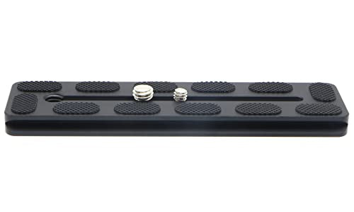 150mm Universal Quick Release QR Plate with 1/4" and 3/8" Mounting Screw for Tripod Mount Ball Head DSLR Camera Arca Swiss Compatible
