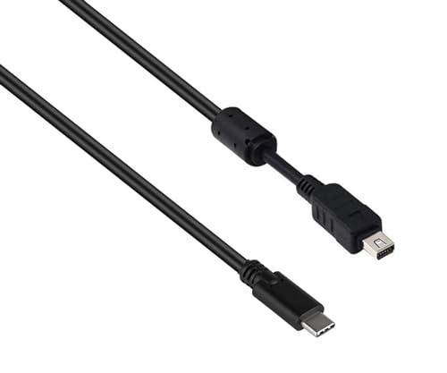 USB C to CB-USB5 CB-USB6 Photo Transfer Charge Cable for Select Olympus Stylus Tough SH TG DSLR Cameras Compatible with PC, iPhone 15, Android, MacBook with USB-C (See Product Details Before Buying)