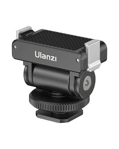 ULANZI CA22 Magnetic Cold Shoe Adapter Mount with 180° Tilt Quick Release | Action Camera Mount Compatible with DJI OSMO Pocket 3/Pocket 4/Pocket 4 Pro/Luna/Action 6 5 4 3 2 Pro/Insta 360 X5 GO Ace Pro