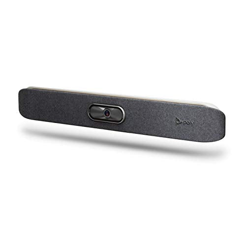 Poly - Studio X30 (Polycom) with TC8 Touch Controller - 4K Video & Audio Bar - Conferencing System for Small Meeting Rooms - Works with Teams, Zoom & More