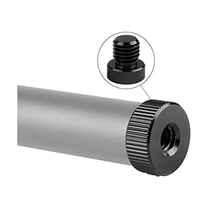 CAMVATE M12 Male to 1/4" Female Screw Adapter for 15mm Rod Plug(2 Pieces)