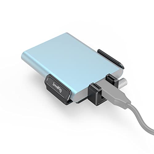 SmallRig Universal SSD Mount for Samsung T5/T7, for SanDisk | External SSD Mounts, for Samsung T5/T7, for SanDisk SSD T5/T7, Compatible Cage for BMPCC 6K Pro