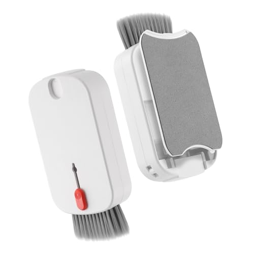 5 in 1 Phone Cleaner Kit, Portable Cleaning Kit Phone Charging Port Cleaner, Laptop Computer Earbud Headphone Cleaner Tool Set for iPhone Keyboard Screen Speaker Lens - color: White, size: 5-in-1