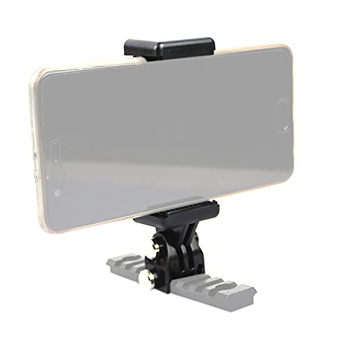 Smartphone 20mm Picatinny Rail Mount Adapter Holder for Rifle Shotgun Hunting Shooting Sports Video Recording