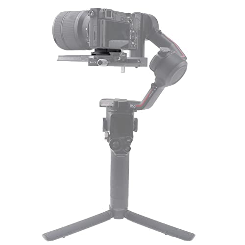 FocusFoto Upper Quick Release Baseplate QR Plate for DJI Ronin RS2 RSC2 RS3 Pro RS4 Pro RS 4 Mini Gimbal Stabilizer Arca-Swiss Standard Camera Tripod Ballhead (Standard Version)