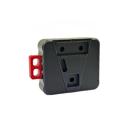 Mini V-Lock Assembly Kit, V-Mount Battery Plate Quick Release Set with 1/4"-20 Threaded Holes, Lightweight Aluminum Mounting System for Camera Cages, Rigs, Monitors, and Accessories