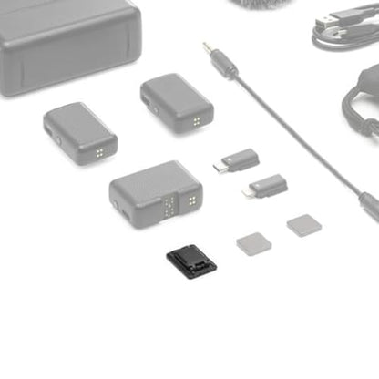 Original Mic Hot Shoe Adapter, Compatibility with DJI Mic, The Receiver Can Be Attached to The Camera's Hot or Cold Shoe