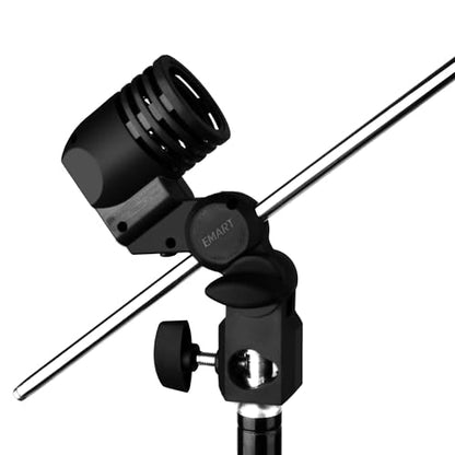 EMART Light Bulb Stand, E26 / E27 AC Socket with Umbrella Lamp Holder, Photography Lighting Mount for Photo Video Studio - 2 Pack