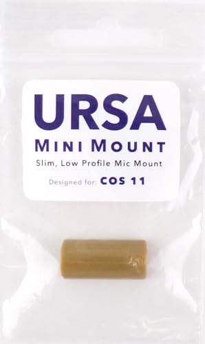 URSA MiniMount. Slim, Low-Profile and Made from Hardened Plastic. Hand-Finished for Smoothness. Includes 5X Hypoallergenic MiniMount Stickies (Brown, Sanken COS11) - color: Brown, size: Sanken COS11