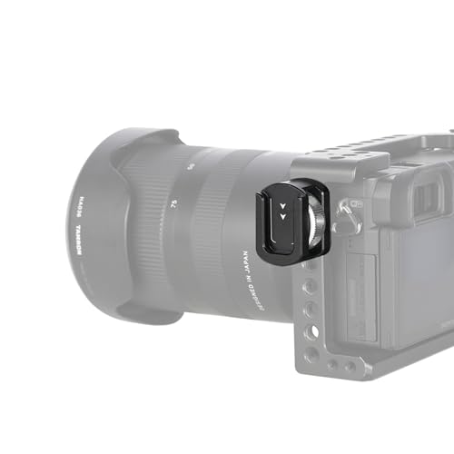 NICEYRIG Cold Shoe Adapter for 1/4’’-20 Thread, Thumbscrew Easy Mounting Cold Shoe Base for Microphone Flash LED Video Light - 499 - style: 1/4'' mount