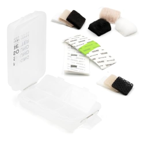 Bubblebee Industries Mic Hiding Starter Kit for Lapel & Lavalier Microphones – Hiding Microphone Tape, Noise & Wind Reduction Covers for Content Creators, Videographers, Audio Engineers & Filmmakers