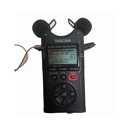 Dead Cat Wind Muff for Tascam DR40 DR07 Headset Windscreen Microphone Foam Covers for Tascam DR40X DR07X (Black) - color: Black