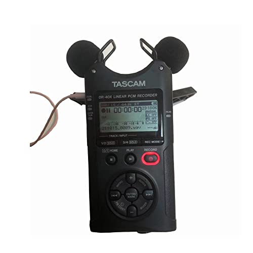 Dead Cat Wind Muff for Tascam DR40 DR07 Headset Windscreen Microphone Foam Covers for Tascam DR40X DR07X (Black) - color: Black
