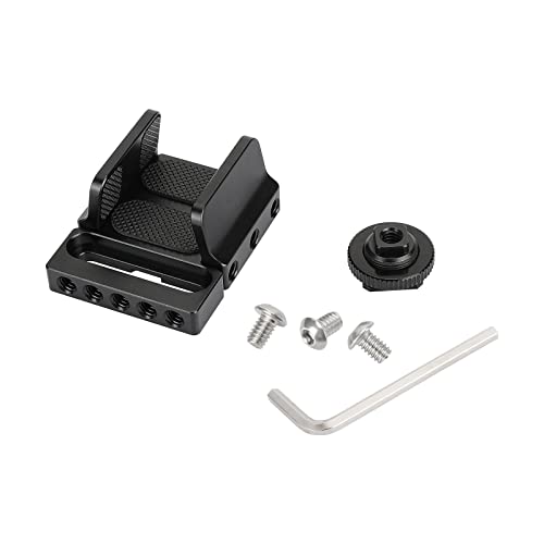 CAMVATE SSD Holder Clamp Adjustable(33~60mm) with 1/4"-20 Mounting Points | Shoe Mount Connector
