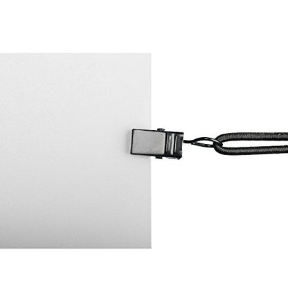 SLOW DOLPHIN Backdrop Background Muslin String Clips Holder Multifunctional for Photo Video Photography Studio 12 Pack, Black