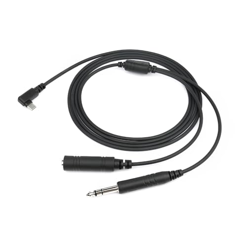Wirenest® Aviation Audio Recording Adapter with USB-C Connector – Record Cockpit & ATC Audio, Single GA Plug to USB-C